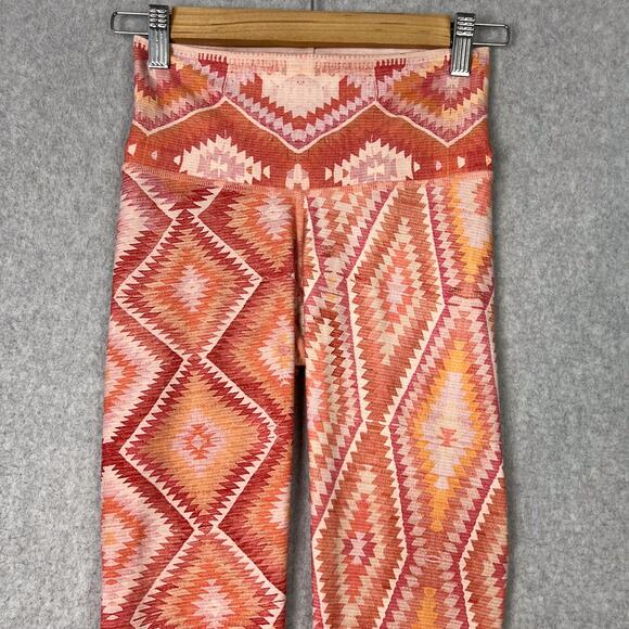 Niyama Sol Womens S Kilim Barefoot Leggings in Melon - Picture 3 of 9